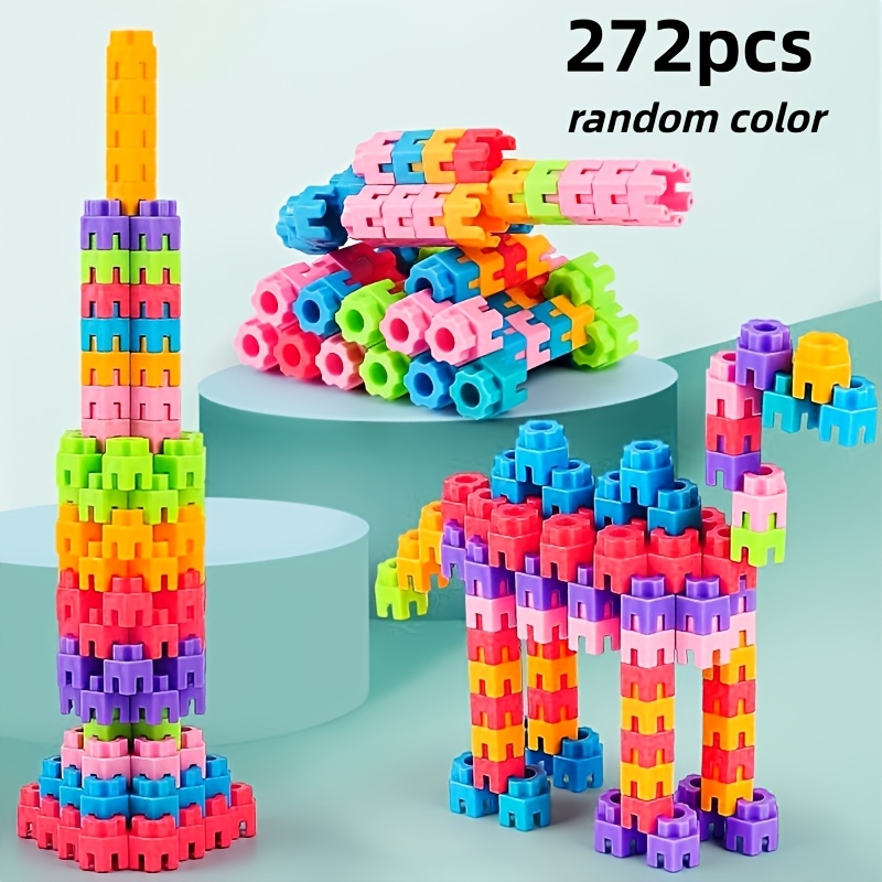 Hexagonal Puzzle Building Blocks Set for Kids